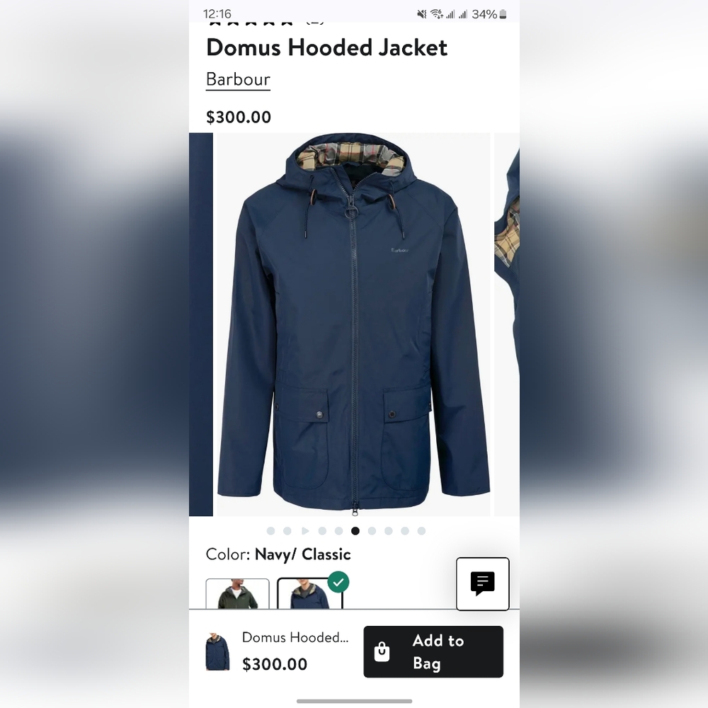 Barbour Domus Mens Jacket